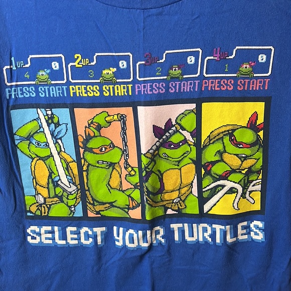 Used TMNT Small T-shirt - Picture 2 of 3